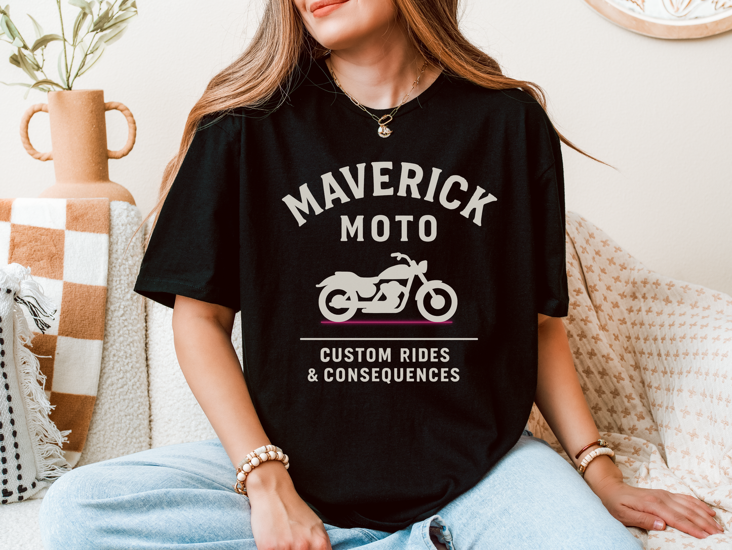 Maverick Moto Tee – Rook & Rebel Edition
