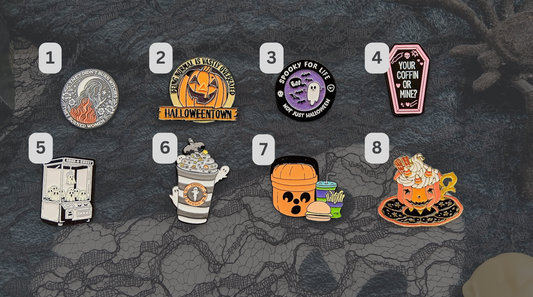 Spooky Enamel Pins