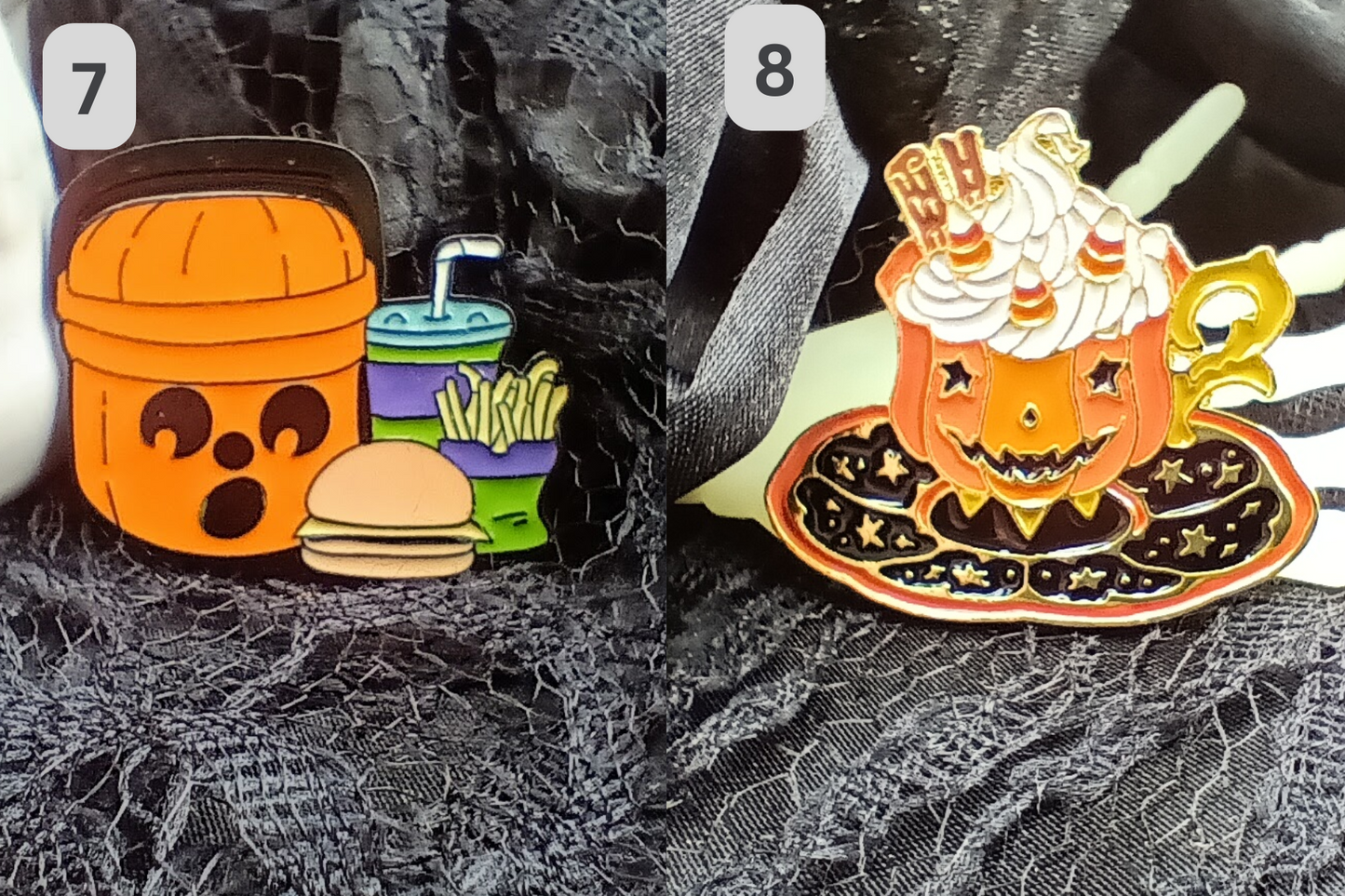Spooky Enamel Pins