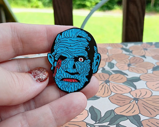 The Tall Man -Bleeding Eye Ghoul Enamel Pin