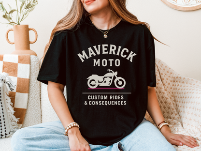 Maverick Moto Tee – Rook & Rebel Edition